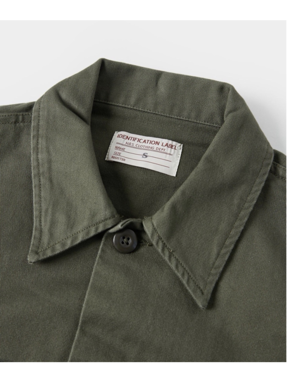 1963 US Army OG-107 Fatigue Utility Shirt Non Stock Mfg. Co. L - Picture 5 of 7
